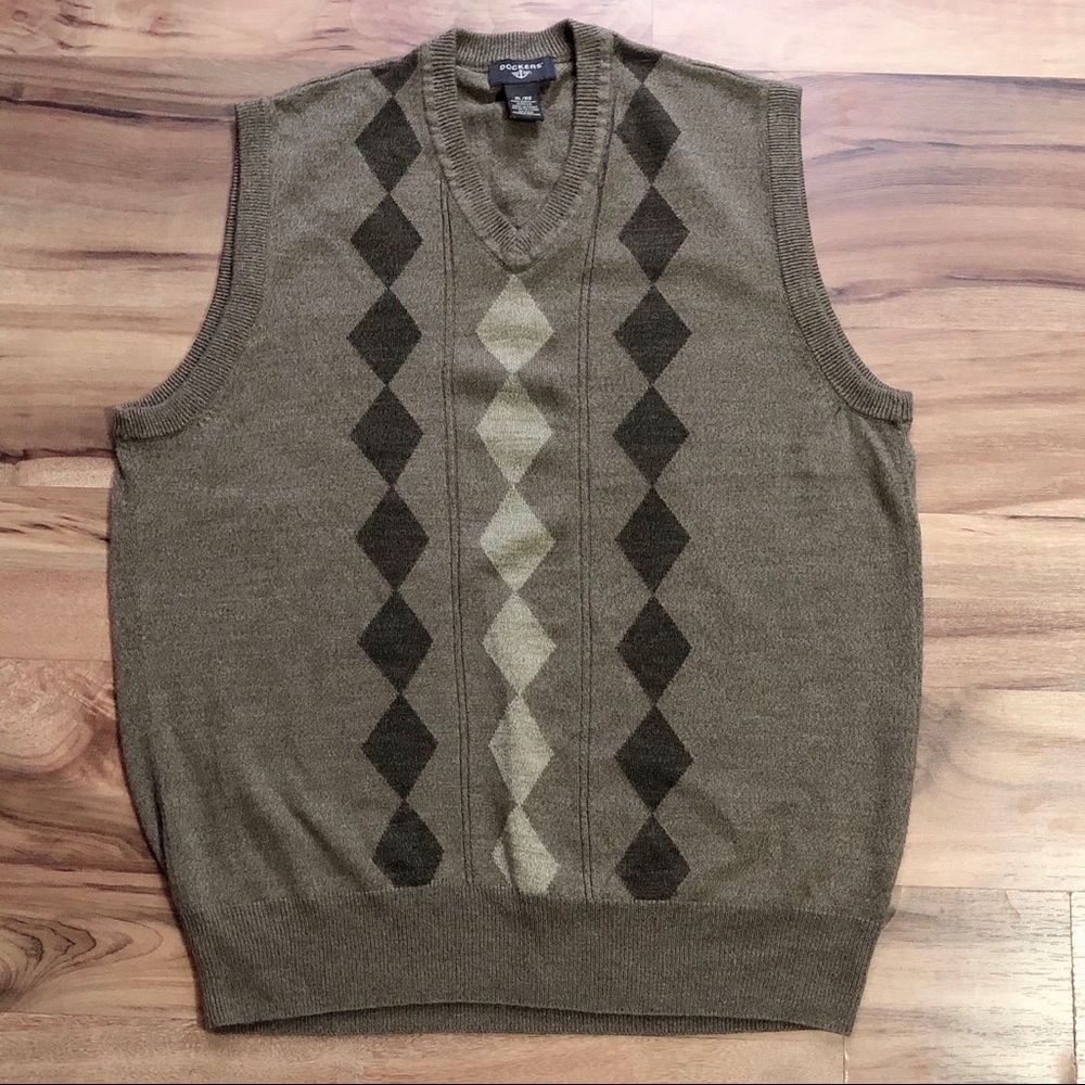 Men's Dockers Vneck Sweater Vest XL